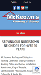 Mobile Screenshot of mckeownroofing.com